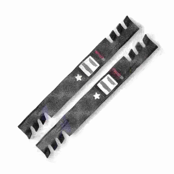 Terre Products CRAFTSMAN HUSQVARNA AYP 134149 MOWER BLADE SET FOR 42" DECK 41-AYP-21-0003 - main